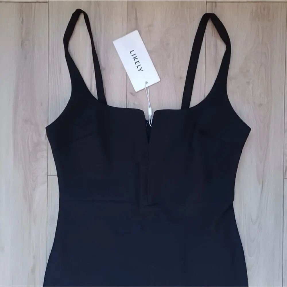 Likely Constance Mini Dress Black Size 4 NWT - Picture 5 of 10